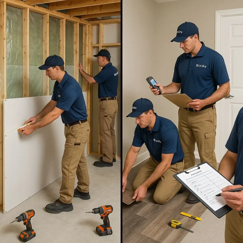 Repairs and Reconstruction process in Lafayette County, WI